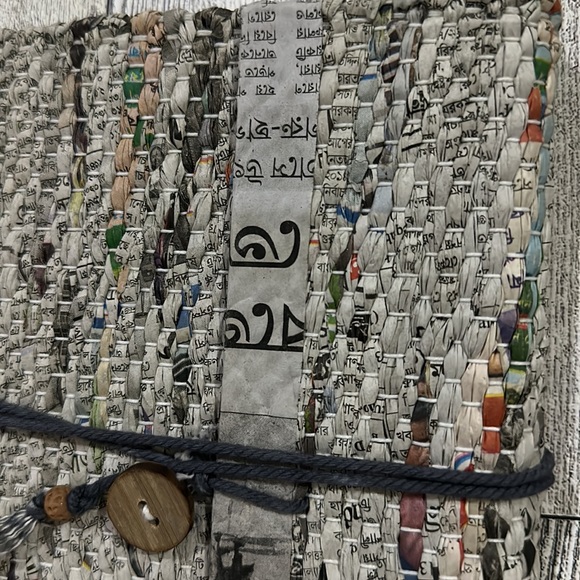 Earth recycled woven newspaper journal - Picture 2 of 6